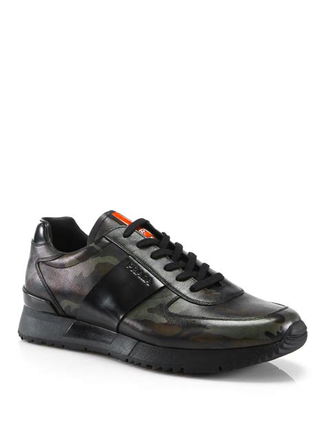 prada sneakers lookbook|prada camouflage sneakers.